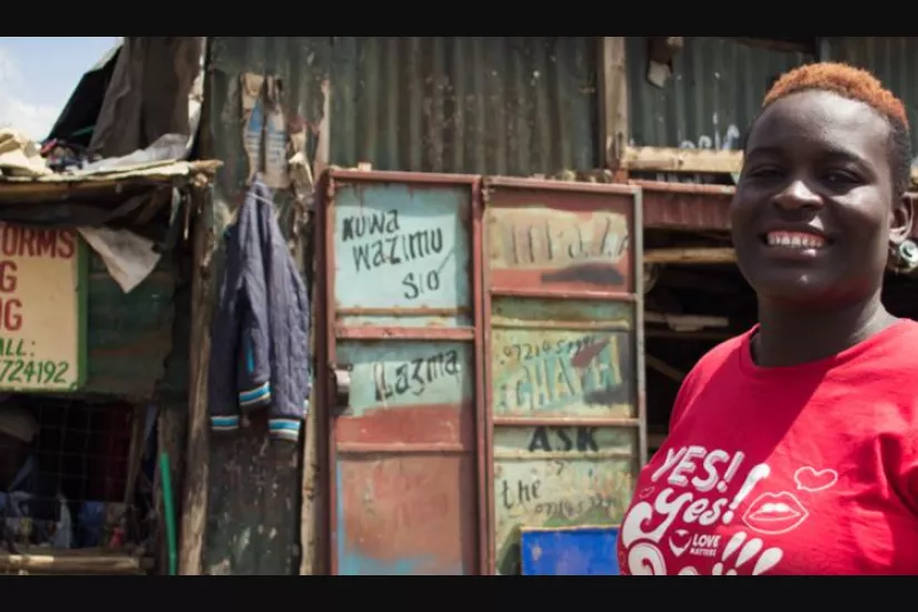 Picture of Editar Ochieng, woman human rights defender who lives and works 