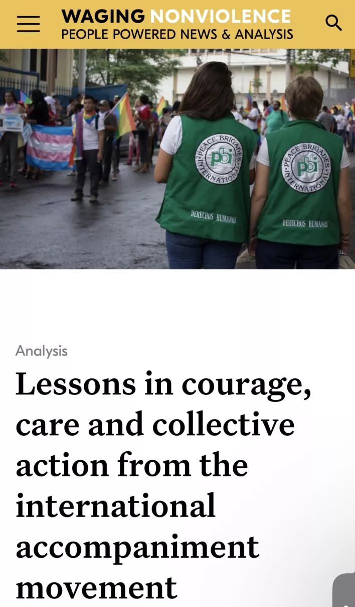 Lessons in courage