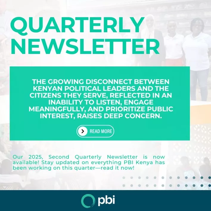 PBI Kenya 2025 2nd Newsletter PBI Kenya 2025 2nd Newsletter