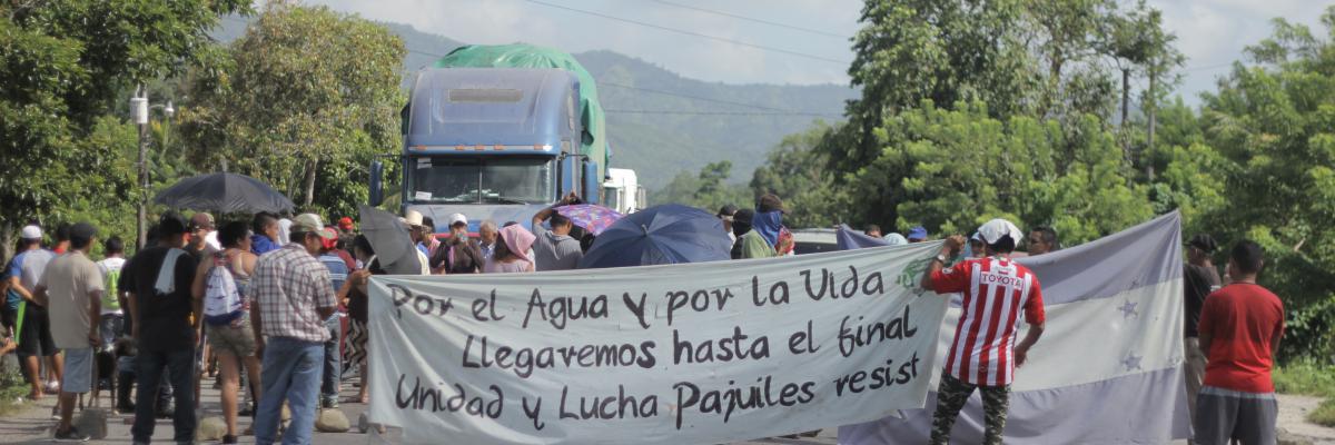 The struggle for life in Honduras